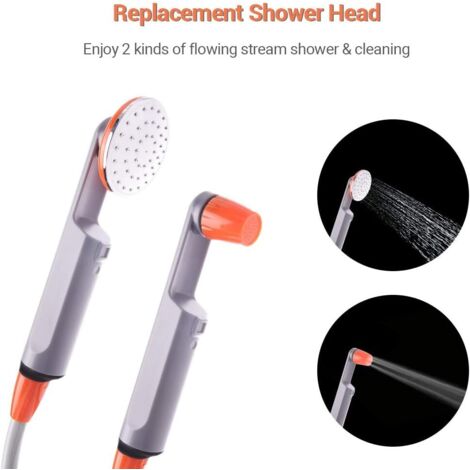 UISEBRT Douche De Camping Portable Avec Batterie - Pompe Submersible Usb Pour Jardin Plage Camping Voyage Lavage De Voiture 56553816