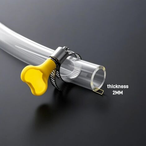 Pompe à main à siphon à haut débit avec tuyau de siphon 2M, pompe de