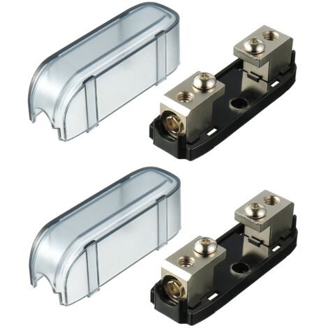 Mini ANL Porte-fusible Midi Porte-fusible Pièces automobiles Porte-fusible en ligne pour l'automobile Marine （ 2 Pcs ）