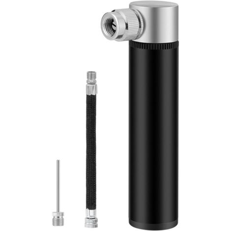 Mini pompe à vélo avec tuyau en aluminium avec support de cadre - Petite pompe à air pour vélo