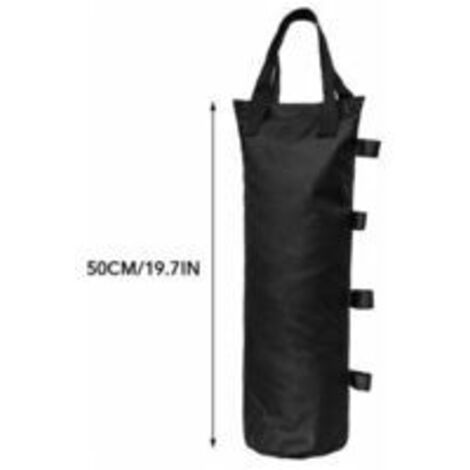 Dongawin Sac de poids pour tonnelle - Poids pour tente de baldaquin, parasol de terrasse, meubles d'extérieur (4 L, noir Dongawin Sac de poids pour tonnelle - Poids pour tente de baldaquin, parasol de terrasse, meubles d'extérieur (4 L, noir