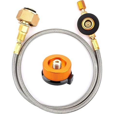 Adaptateur Pour Remplissage De Bouteille Gaz Camping GPL Propane Butane - Auto