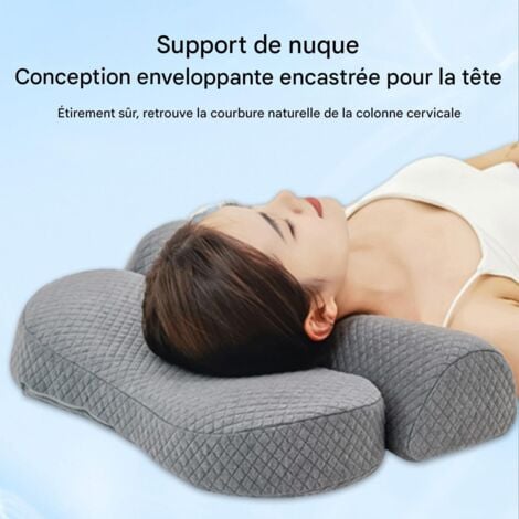 Oreiller De Voyage GENERIQUE Oreiller De Soutien De Cou Gonflable Et