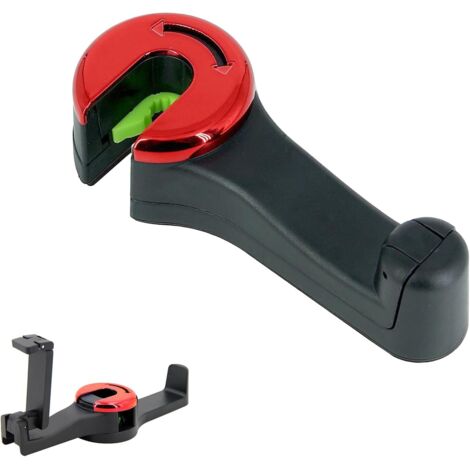 [JAMAIS UTILISÉ]2 in 1 Car Hooks for Bags Car Bags with Mobile Phone Holder, 360 Rotating Hooks Car Headrest Hooks General for Bags Clothes (1/5)