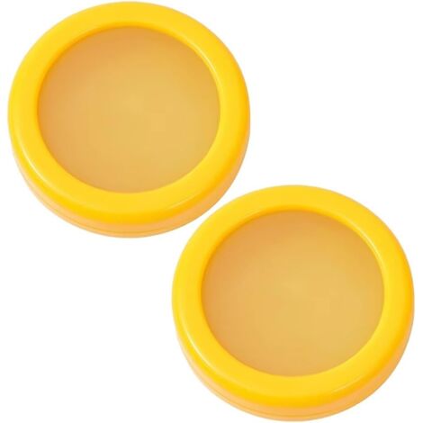 [JAMAIS UTILISÉ]Contenants de Conservation des Aliments en Silicone pour la Fraîcheur - Conservateurs D'Avocat, de Citron et de Tomates, Accessoires et Gadgets de Cuisine Jaunes