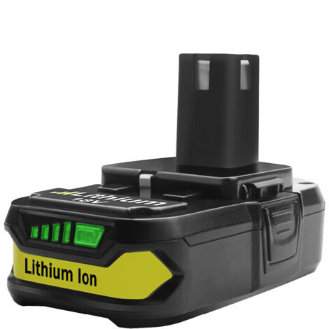 Batterie de remplacement 18V 5.5Ah P108 pour Ryobi 18V P108 RB18L25 RB18L13 RB18L50 RB18L40 P102 P103 P104 P105 P106 P107 (1/5)