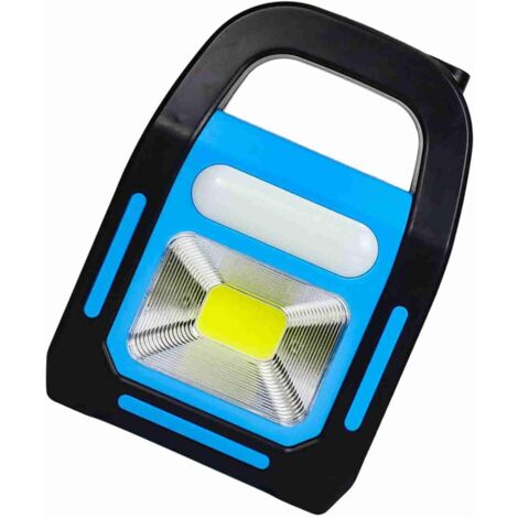 [JAMAIS UTILISÉ]Lanterne de Camping Solaire avec Recharge USB, Projection Légère à Longue Portée pour l'urgence, l'ouragan, la Randonnée (BLUE) (1/5)