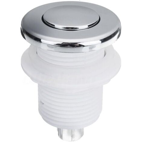 [JAMAIS UTILISÉ]Uxradg 28/32/34mm Waterproof Air Pressure Switch Bath Tub Spa Massage Bath Garbage Toy Air Switch Push Button, White/32mm, 32mm (1/5)
