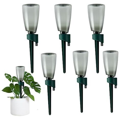 [JAMAIS UTILISÉ]Dispositifs d'arrosage des Plantes, 6 Kits d'irrigation à Goutte Automatique de 500 ML avec soupape de Commande à libération Lente, goutteur d'auto-Poil à Goutte pour Les Fleurs de Pla (1/5)