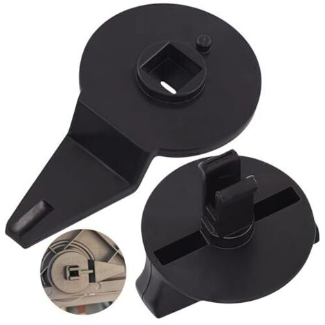 [JAMAIS UTILISÉ]Ensemble Boîte Bagages Queue Boucle, Boîte Coffre Serrure Bagages Support, Triangle Support Bouton, Convient à la Plupart des Modèles, Boucle d'origine, Simple et Beau(Base + Boucle) N (1/5)