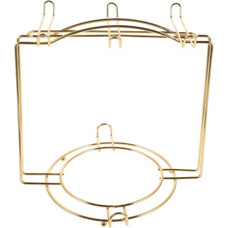 Organisateur de Tasses Assiettes Inoxydable Support de Rangement Vertical pour Tasses Assiettes Élégant pour Cuisine Bureau (1/5)