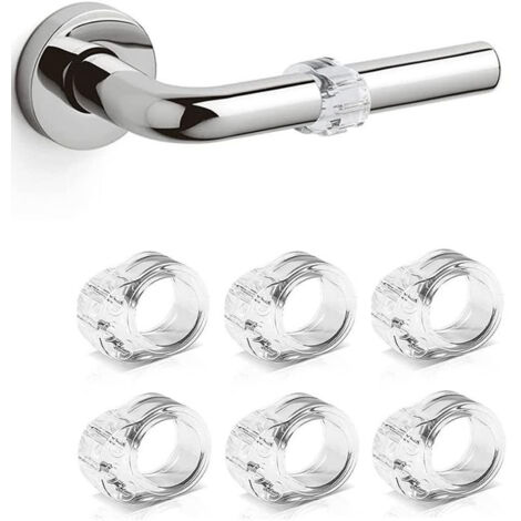 20 Pièces Protection Poignee Porte Cale Porte, Silicone Butée de Porte Bloc Porte, Butee de Porte Tampon De Poignée de Porte, Stop Porte Poignée et Bumper de Porte, Protection Poignee Porte (1/5)