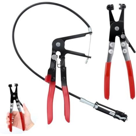 Pince a Collier Durite, Pince Collier de Serrage Pince Collier Echappement Pince Collier de Serrage à Ressort Pince Durite Autoserrant Pince Flexible Auto pour Réparation de Voiture (2) (1/5)