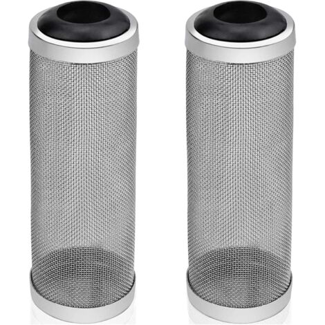 2 PCS 16mm Garde de Filtre Maille, Garde de Filtre D'aquarium, Filtre de Filet D'aquarium, Garde de Filtre pour Bassins de Carpes Koï, Systèmes de Traitement des Eaux Usées Noir (1/5)