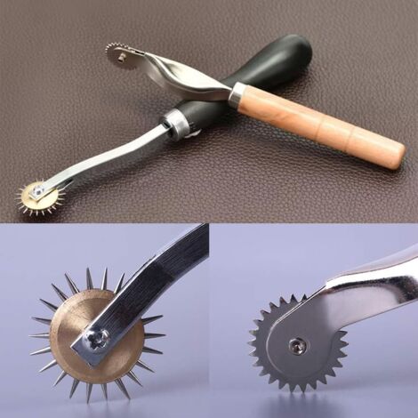 Roue De Traçage Couture 3 Pcs – Roulette Marquage Dentée & Pointe Aiguille, Pour Tissu, Cuir, Papier, Patron Bricolage