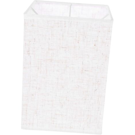 Abat Jour Lin Naturel Fait Main Style Simple pour Lampe de Chevet Lampadaire Design Élégant Installation Facile pour Chambre Salon