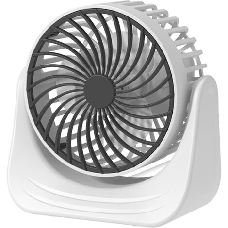 Ventilateur, mini ventilateur de bureau USB charge à trois vitesses vent élevé (1/4)