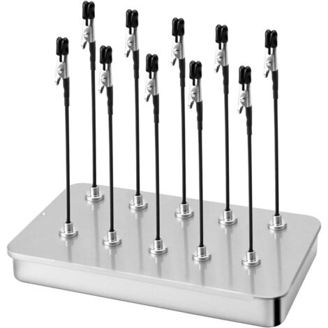 [JAMAIS UTILISÉ]10 pièces Pince Crocodile et 1 boîte , matériel modelisme avec Pinces Crocodile Convient pour Les Supports de Circuits imprimés, Les Produits électroniques et Les Accessoires de modéli