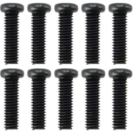 Lot de 10 vis de rechange M4 x 14 mm en acier au carbone compatibles avec Samsung BN96-38693A pour fixer la base à la TV (1/5)