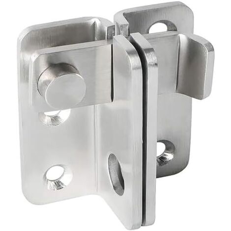 [JAMAIS UTILISÉ]ZiYuya Loquet de porte coulissant Verrou Porte Coulissante Serrure Volet Loquet Porte Verrou Serrure de Porte Coulissante Cadenas Petite Petit Loquet en Acier Inoxydable Argent - Gauch (1/5)