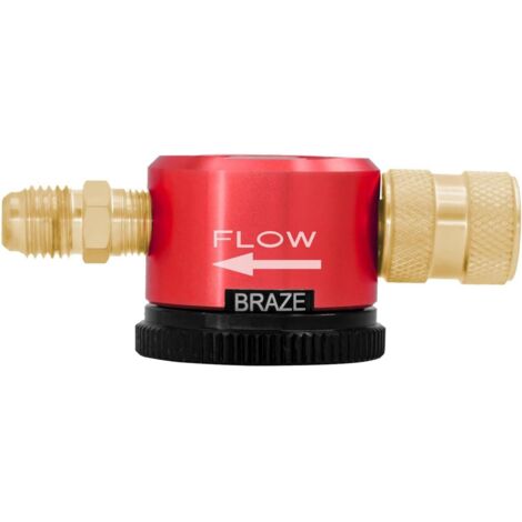 [JAMAIS UTILISÉ]Outil de Purge d'Azote, Régulateur de Gaz de Connecteur de 1/4 de Pouce avec un Cadran en Position de Trois Points pour L'Équipement HVAC (1/5)