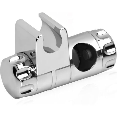 [JAMAIS UTILISÉ]Support de Douche à Main Remplaçable, Support Pommeau de Douche, Support Douche, Accroche Pommeau de Douche, Fixation Pommeau de Douche, ABS Chromé, Convient Aux Tringles de Douche de  (1/5)