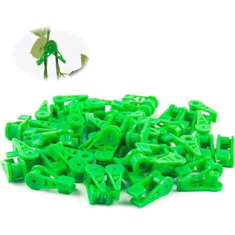 [JAMAIS UTILISÉ]50 Pièces Plante Bender Clips, Pinces de Pliage de Plantes Réglables à 360 °, Entraînement à Faible Stress, Entraîneur de Tige de Plante Multifonctionnel pour Une Meilleure Mise en For (1/5)
