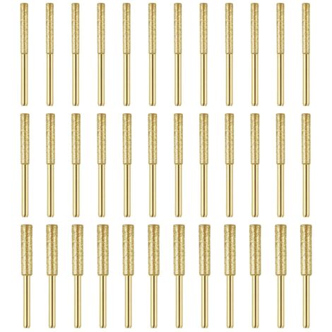 [JAMAIS UTILISÉ]36 Pièces Lime à Pierre pour Affûtage de Tronçonneuse, 4.0mm/4.8mm/5.5mm Lime pour Chaine de Tronconneuse, Accessoires de Ponçage et Affûtage pour Tronçonneuse à Gaz et Électrique, Dur (1/5)