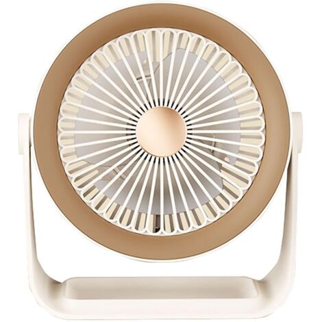 Ventilateur, ventilateur de circulation de bureau de 7 pouces, portable rechargeable par USB (1/4)