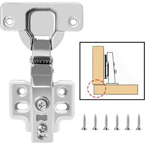 Charnières en acier inoxydable, Charnières à fermeture amortissée, Charnières pour meubles de cuisine, charnières pour meubles, portes, amortissement avec amortisseur hydraulique