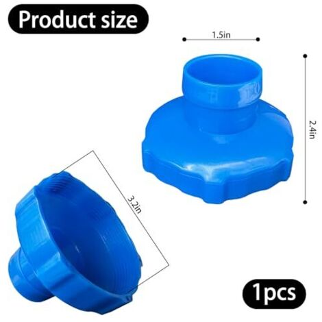Adaptateur Pour Tuyau De Skimmer De Piscine Hors Sol - 2 Pièces - Pour Petits Filtres Et Piscines à Partir De 40,6 Cm - 8
