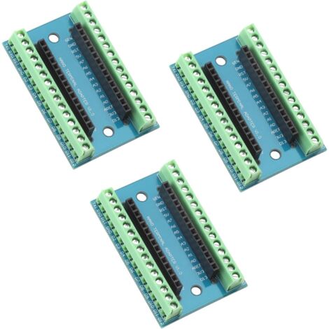 [JAMAIS UTILISÉ]Lot de 3 cartes d'extension Nano Shield, Nano Shield, Nano IO Shield V1.O - Carte d'extension simple avec bornes à vis - Compatible avec Arduino (1/5)