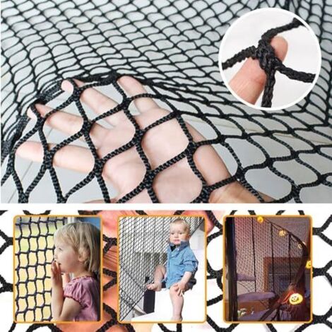 Barriere Chat Pour Aire De Jeux, Filet D'escalade Pour Balcon Exterieur Filet De Securite Rampe Descalier Filet De Securite Pour Enfants Jouet Pour Animaux De Compagnsize1x5mcolornoir 88573577 Filet De Sécurité