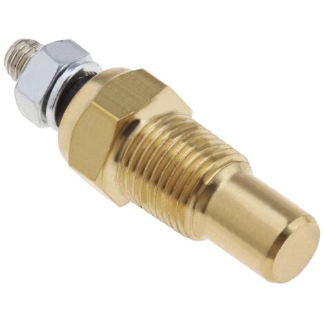 [JAMAIS UTILISÉ]Température de l'eau de l'huile Température 1/8 NPT Unité de capteur Expéditeur Jauge électrique 0°C  150°C Métal (1/5)