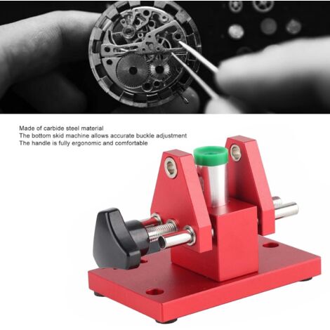 Ouvre-boîtier Arrière De Montre Avec Mandrins - Outil Réparation Horlogerie - Neuf Argent