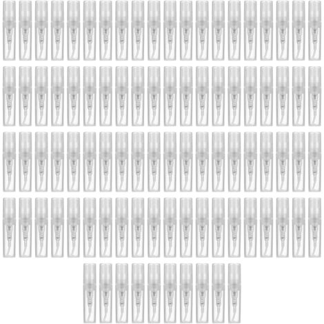 Mini Transparent 2 ML Vaporisateur Bouteille en Plastique Parfum Vaporisateur Bouteille D'éChantillon Vide Adapté pour Voyage Partie 90 Pcs (1/5)