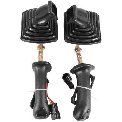 [JAMAIS UTILISÉ]2 PièCes SéRies L + R 3 Boutons Pelle Joystick Assy PoignéE Engrenages avec Cache-PoussièRe pour Doosan DX150 215 225 300 370-9C (1/5)