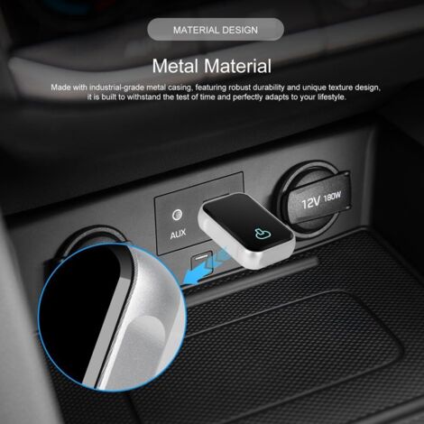 Adaptateur CarPlay/Android Auto Sans Fil 2-en-1 - Plug And Play USB-C - Pour Voitures Avec CarPlay Filaire D'origine