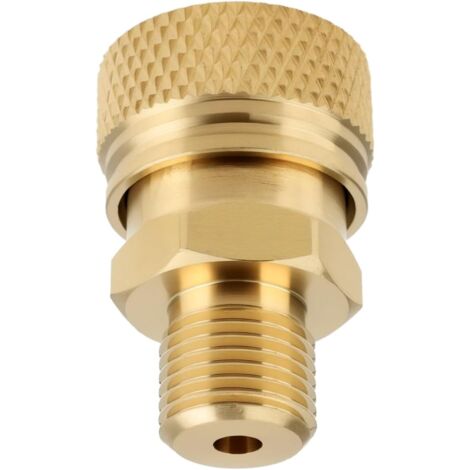 [JAMAIS UTILISÉ]Adaptateur de fiche à déconnexion rapide 1/8 BSPP mâle 8 mm en laiton à connexion rapide pour pistolets à air PCP 26,5 x 18 x 14 mm (1/5)