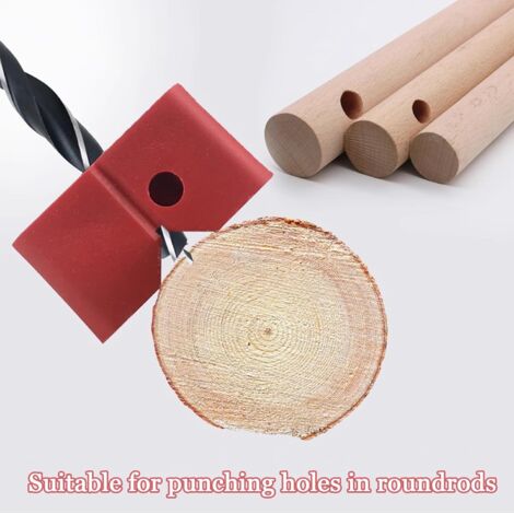 Kit De Perçage De Poche Pour Perçage D'angle De Menuiserie 6/8/10 Mm Pour Le Travail Du Bois, Guides D'angle De Menuiserie, Outils D'angle