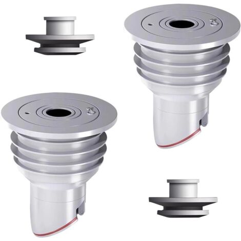 [JAMAIS UTILISÉ]2 Pièces Joint de Machine à Laver, Bouchon Anti-Odeur et D'Étanchéité de Tuyau D'Évacuation, Bague D'Étanchéité pour Cuisine (35-40 mm) - Gris (1/4)