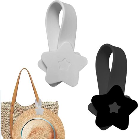 [JAMAIS UTILISÉ]Pince à Chapeau Magnétique pour Voyage, 2 pièces Clip Porte Chapeau en Cuir PU Femme Homme, Clip de Support de Chapeau de Sachet pour Accrocher des Chapeaux sur Le Sac à Main Sac Fourr (1/5)