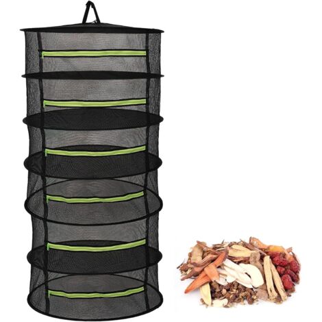 Séchoir Herbes Plantes 3 étages Filet De Séchage Suspendu 3 étages - 70x50 Cm, Pliable - Avec Fermetures éclair - Pour Herbes, Légumes, Plantes Séchoir Herbes Plantes 3 étages Filet De Séchage Suspendu 3 étages - 70x50 Cm, Pliable - Avec Fermetures éclair - Pour Herbes, Légumes, Plantes