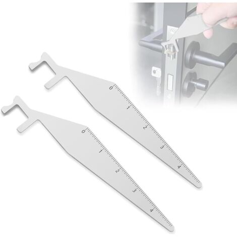 [JAMAIS UTILISÉ]2 Pièces Kit de Crochetage, Crochetage Serrure Pompier Outils, Kit Crochetage Serrure Outil Levier Polyvalent, Lockpicking Portable, pour Débutant, Pompiers, Policiers