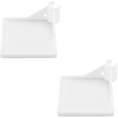 [JAMAIS UTILISÉ]Grow Tent Corner Shelves, 2 Pack 3.5 x 3.5 inch Corner Shelving Growing Bar Accessories Grow Tent Shelves, Multi-Function Tent Rack, for (1/5)
