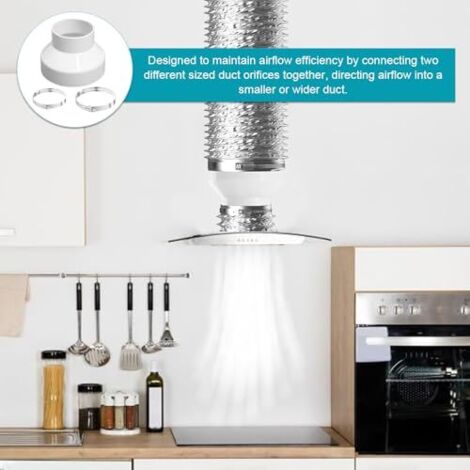 Réducteur Conduit 150 Mm À 100 Connecteur Réduction Ventilation