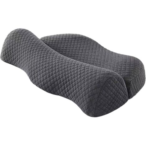 [JAMAIS UTILISÉ]Oreiller avec Maintien Cervical  Oreiller Ergonomique à Mémoire de Forme - Support Cervical Rafraîchissant pour Dormir sur Le Dos Bureau Maison Voyage Homme Et Femme