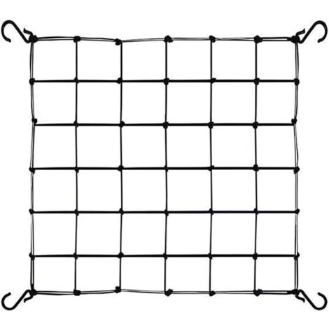 [JAMAIS UTILISÉ]Filet de protection en nylon pour jardin, verger, treillis élastique avec 4 crocs, pour plantes, légumes, fruits, fleurs, 60 x 60 cm (1/5)