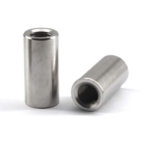 (Lot de 30) M5 8x15mm écrous ronds en acier inoxydable 304 Écrous à douille longue tige