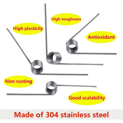 Ressorts De Torsion Double - Lot De 6 Pièces, Diamètre Fil 0.8 Mm, Neuf